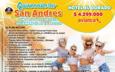 QUINCEAÑERAS – SAN ANDRES HOTEL DORADO