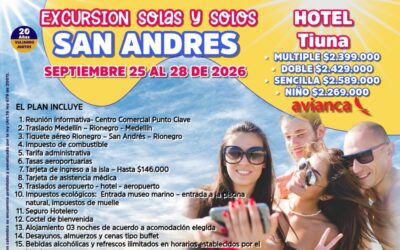 EXCURSION SOLAS Y SOLOS-SAN ANDRES