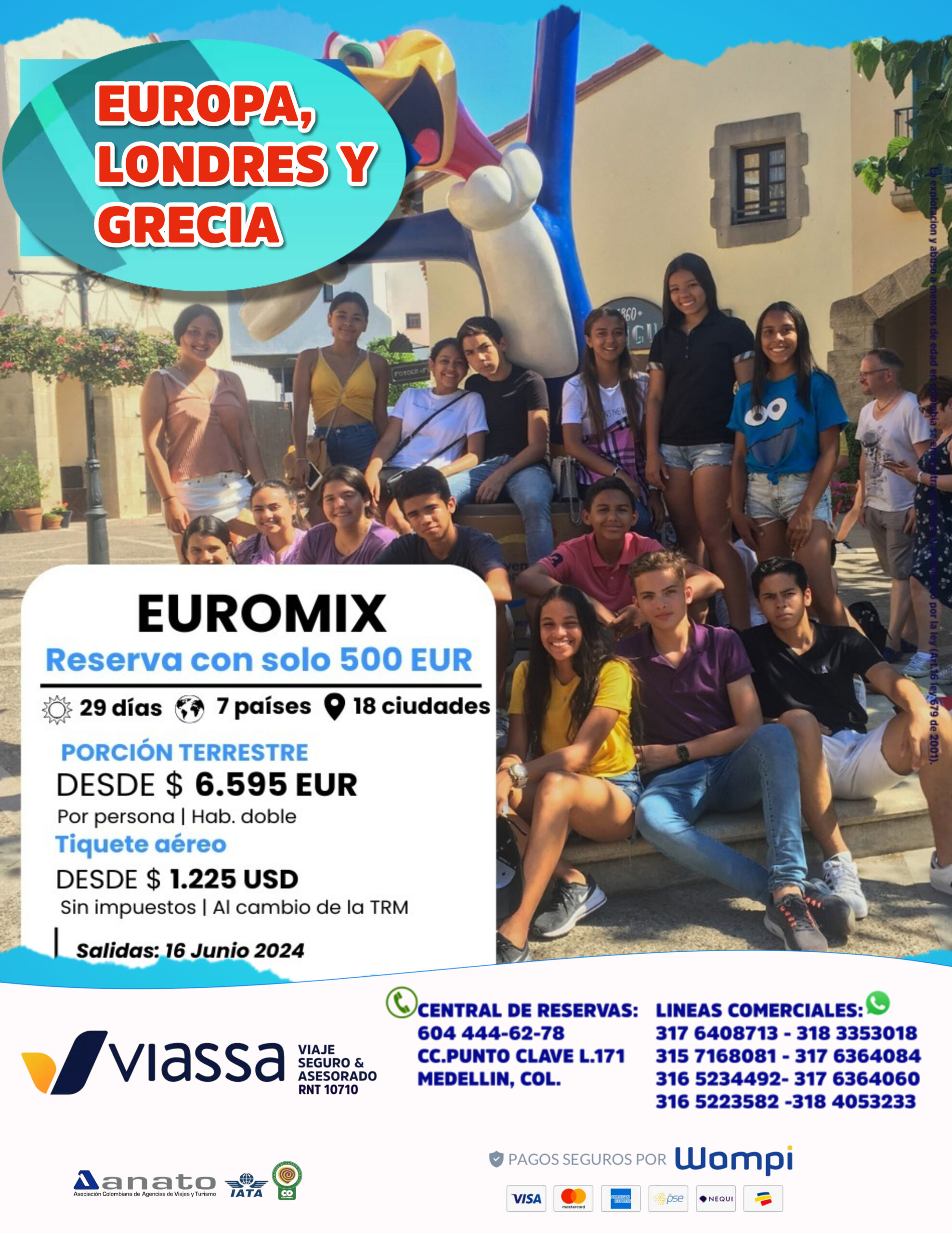 EXCURSION – EUROPA-LONDRES Y GRECIA (EUROMIX)